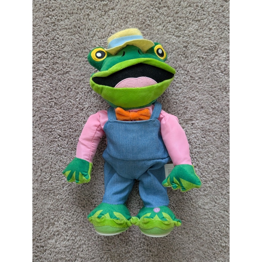 Gemmy Frogz My Money Dont Jiggle Jiggle Dancing Singing Frog Plush 2023 Easter